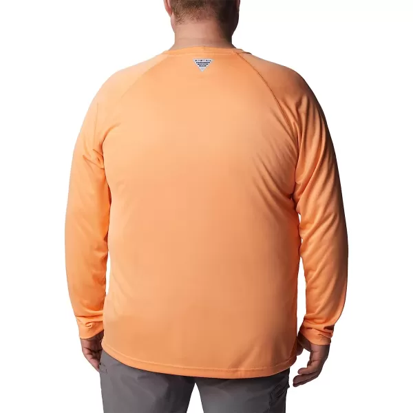 imageColumbia Mens Terminal Tackle Long Sleeve ShirtBright NectarVivid Blue Logo