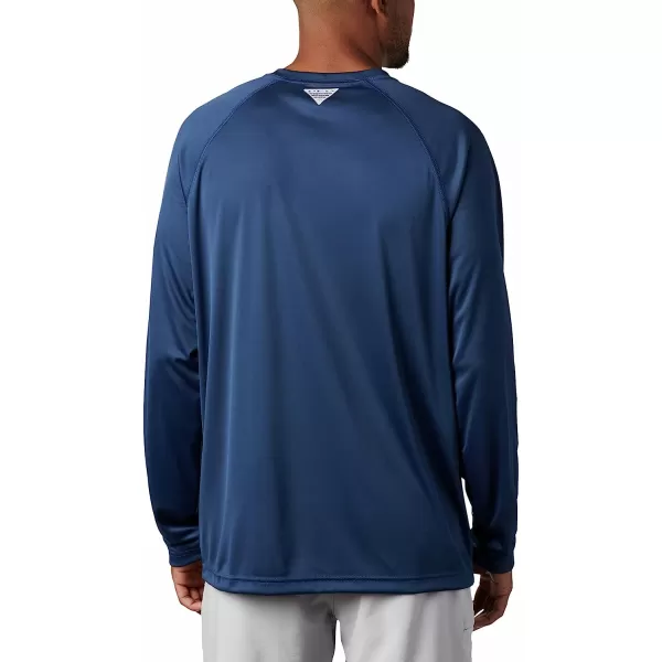 imageColumbia Mens Terminal Tackle Long Sleeve ShirtCarbonRed Spark Logo