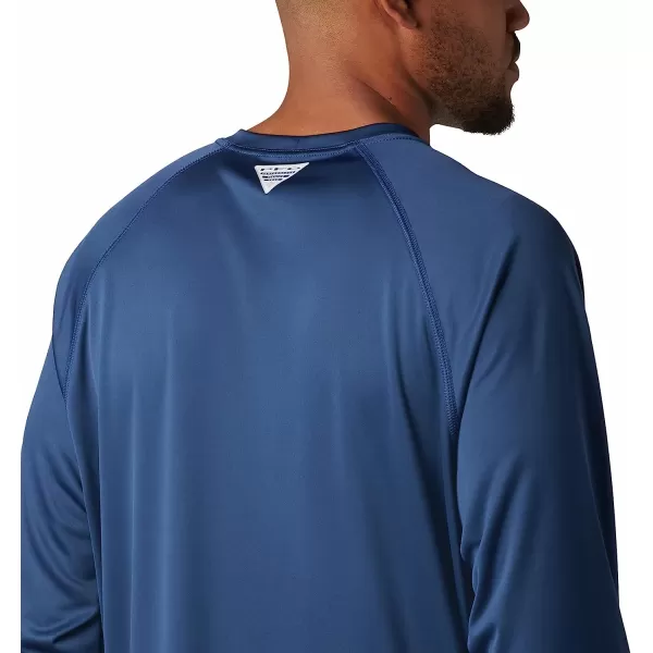 imageColumbia Mens Terminal Tackle Long Sleeve ShirtCarbonRed Spark Logo