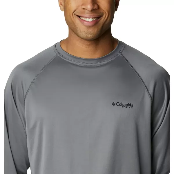 imageColumbia Mens Terminal Tackle Long Sleeve ShirtCity GreyBlack Logo