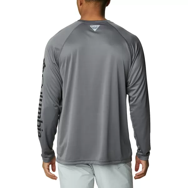 imageColumbia Mens Terminal Tackle Long Sleeve ShirtCity GreyBlack Logo