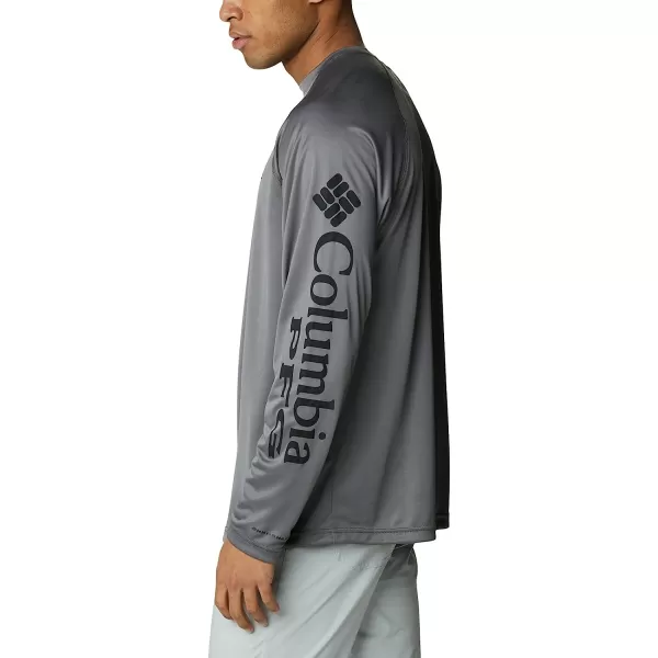 imageColumbia Mens Terminal Tackle Long Sleeve ShirtCity GreyBlack Logo