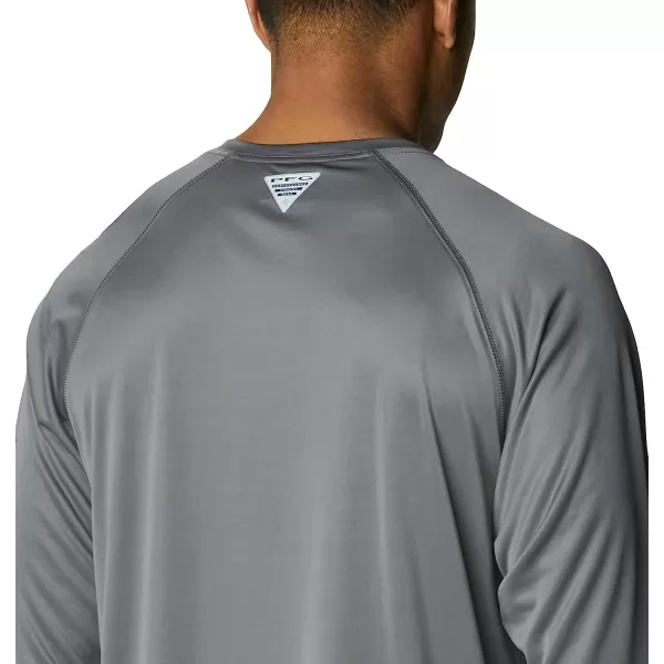 imageColumbia Mens Terminal Tackle Long Sleeve ShirtCity GreyBlack Logo