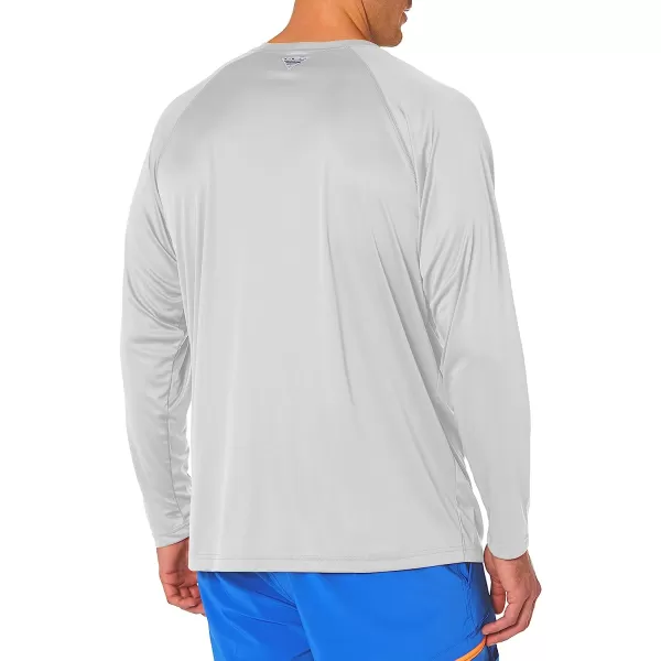 imageColumbia Mens Terminal Tackle Long Sleeve ShirtCool GreyVivid Blue Logo