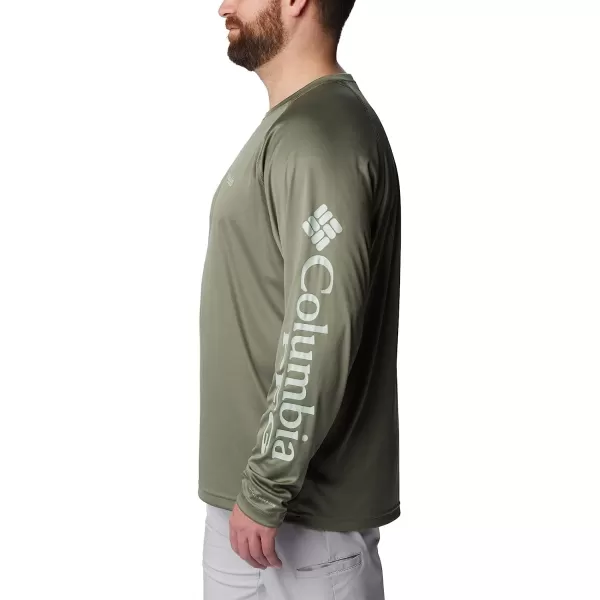 imageColumbia Mens Terminal Tackle Long Sleeve ShirtCypressCool Green Logo