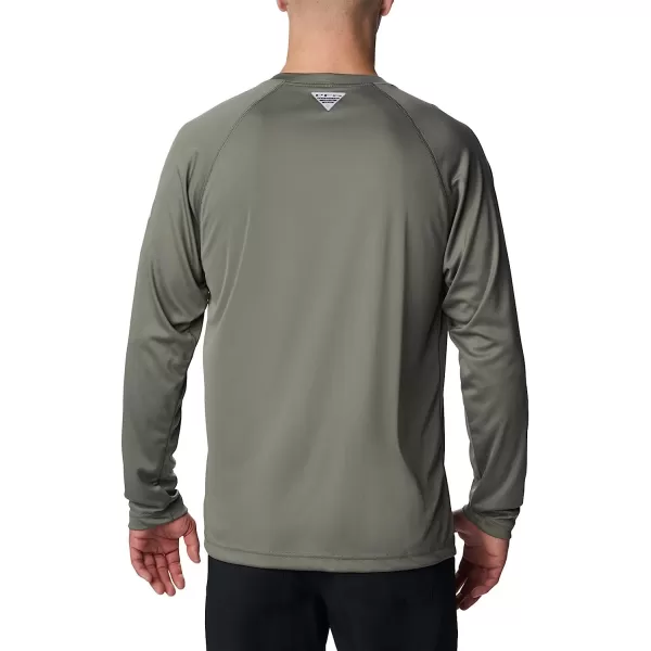imageColumbia Mens Terminal Tackle Long Sleeve ShirtCypressCool Green Logo