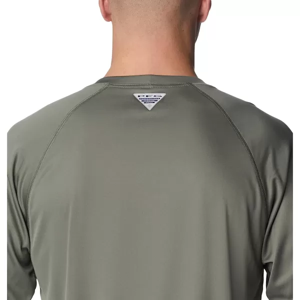 imageColumbia Mens Terminal Tackle Long Sleeve ShirtCypressCool Green Logo
