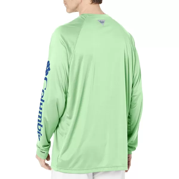 imageColumbia Mens Terminal Tackle Long Sleeve ShirtKey WestVivid Blue Logo