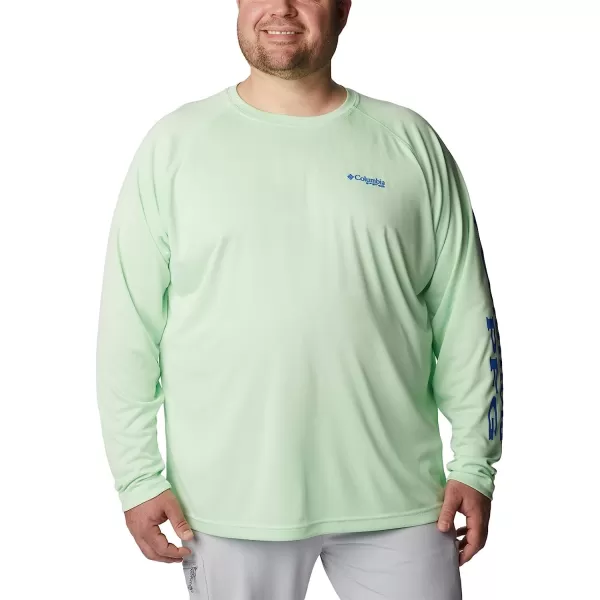 imageColumbia Mens Terminal Tackle Long Sleeve ShirtKey WestVivid Blue Logo