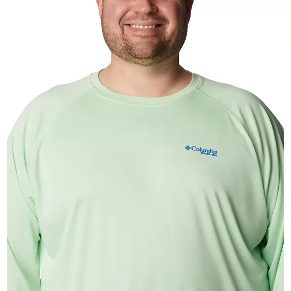 imageColumbia Mens Terminal Tackle Long Sleeve ShirtKey WestVivid Blue Logo