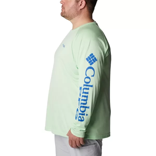 imageColumbia Mens Terminal Tackle Long Sleeve ShirtKey WestVivid Blue Logo