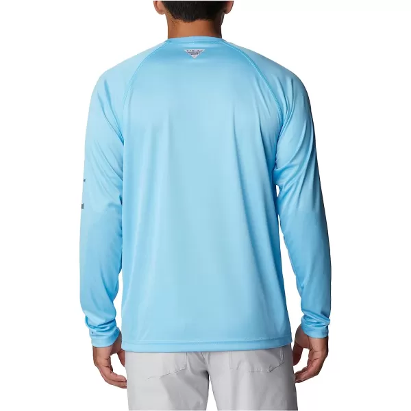 imageColumbia Mens Terminal Tackle Long Sleeve ShirtRiptide HeatherCity Grey Logo