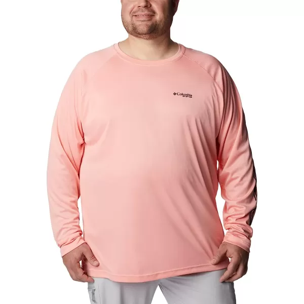 imageColumbia Mens Terminal Tackle Long Sleeve ShirtSorbetBlack Logo
