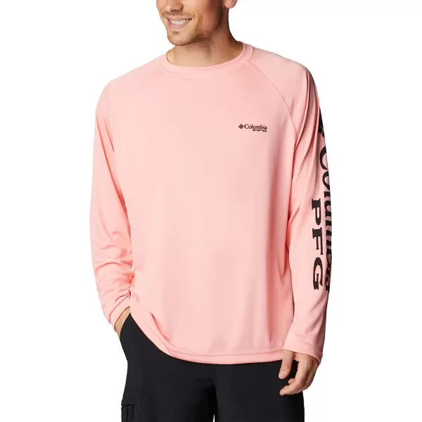 imageColumbia Mens Terminal Tackle Long Sleeve ShirtSorbetBlack Logo