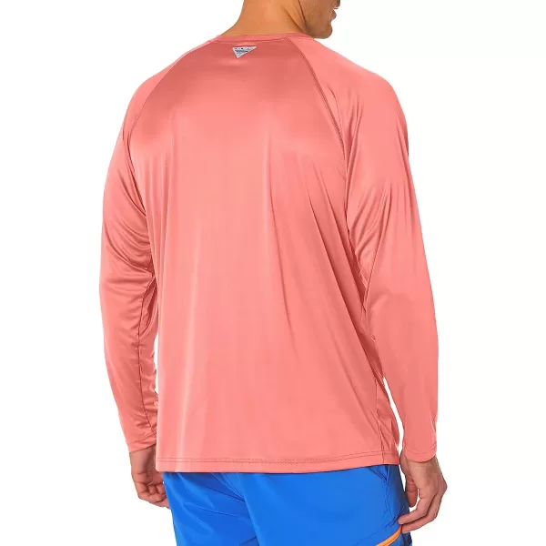 imageColumbia Mens Terminal Tackle Long Sleeve ShirtSorbetBlack Logo