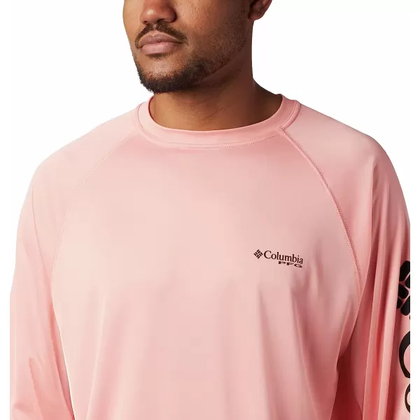 imageColumbia Mens Terminal Tackle Long Sleeve ShirtSorbetBlack Logo