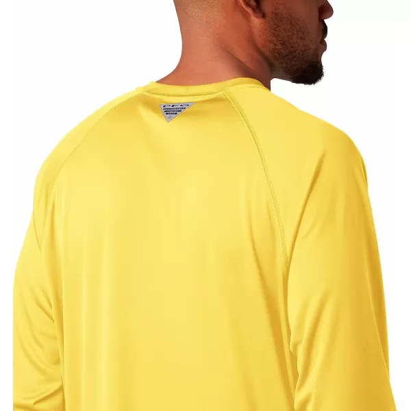 imageColumbia Mens Terminal Tackle Long Sleeve ShirtSunlit HeatherCity Grey Logo