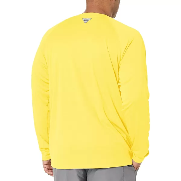 imageColumbia Mens Terminal Tackle Long Sleeve ShirtSunlit HeatherCity Grey Logo