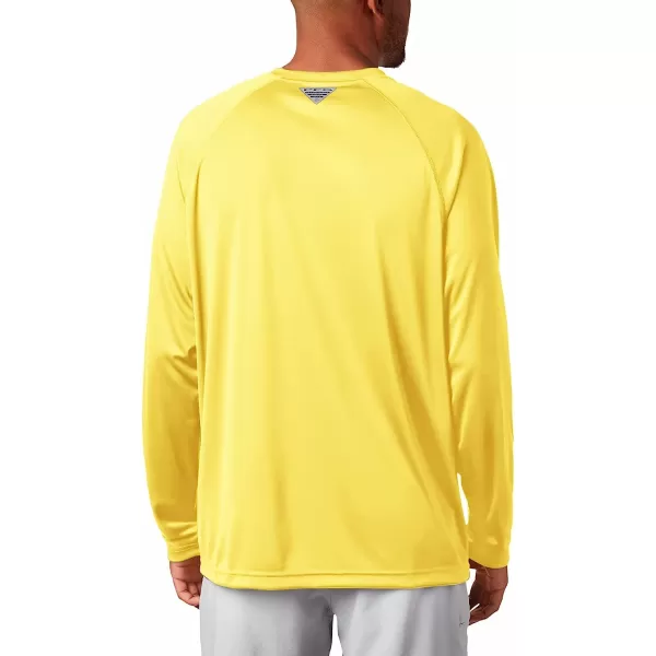 imageColumbia Mens Terminal Tackle Long Sleeve ShirtSunlit HeatherCity Grey Logo