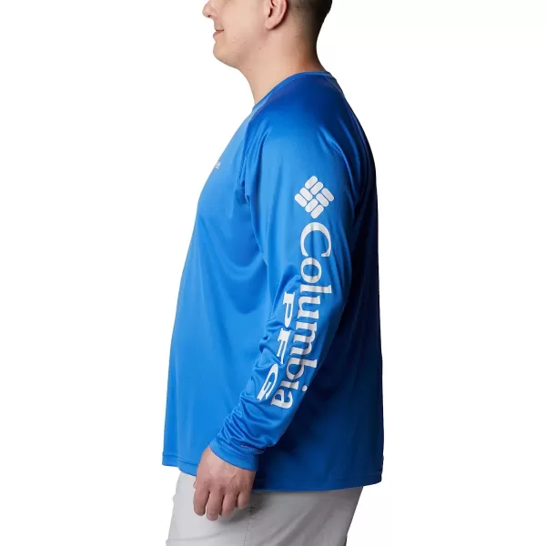 imageColumbia Mens Terminal Tackle Long Sleeve ShirtVivid BlueCool Grey Logo