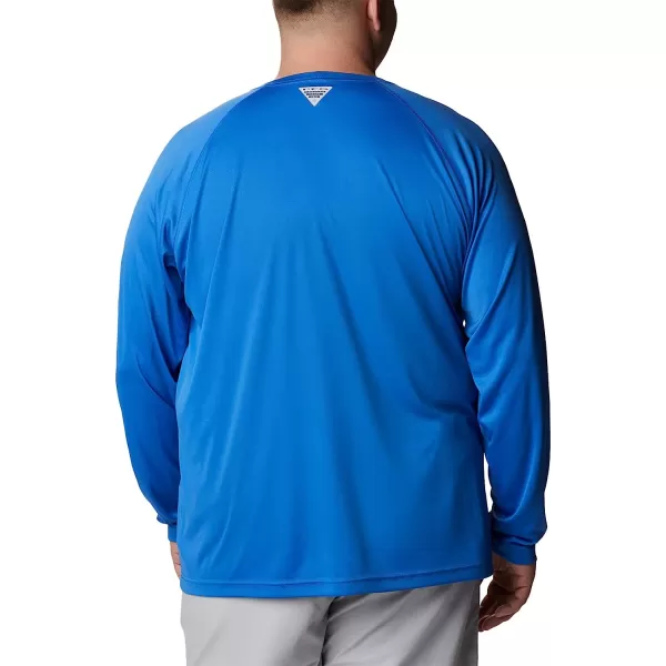 imageColumbia Mens Terminal Tackle Long Sleeve ShirtVivid BlueCool Grey Logo