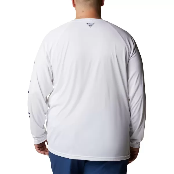 imageColumbia Mens Terminal Tackle Long Sleeve ShirtWhiteNightshade Logo