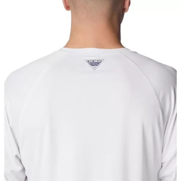 imageColumbia Mens Terminal Tackle Long Sleeve ShirtWhiteNightshade Logo