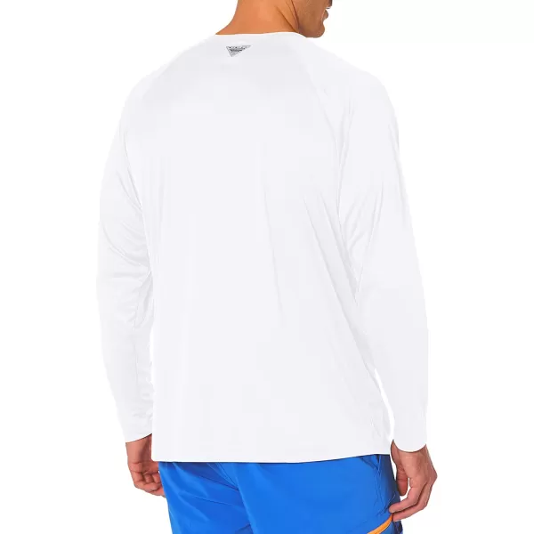 imageColumbia Mens Terminal Tackle Long Sleeve ShirtWhiteNightshade Logo