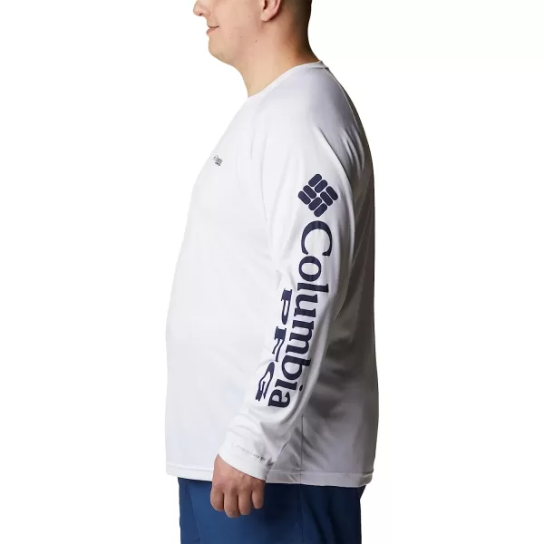 imageColumbia Mens Terminal Tackle Long Sleeve ShirtWhiteNightshade Logo