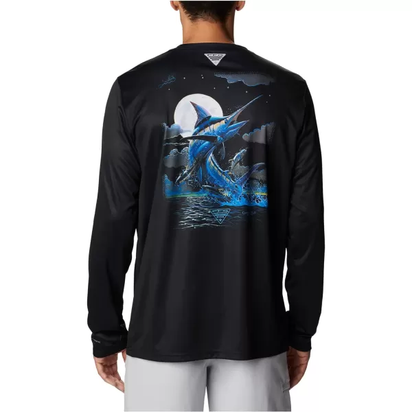 imageColumbia Mens Terminal Tackle PFG Carey Chen LsBlackRiptide Moon