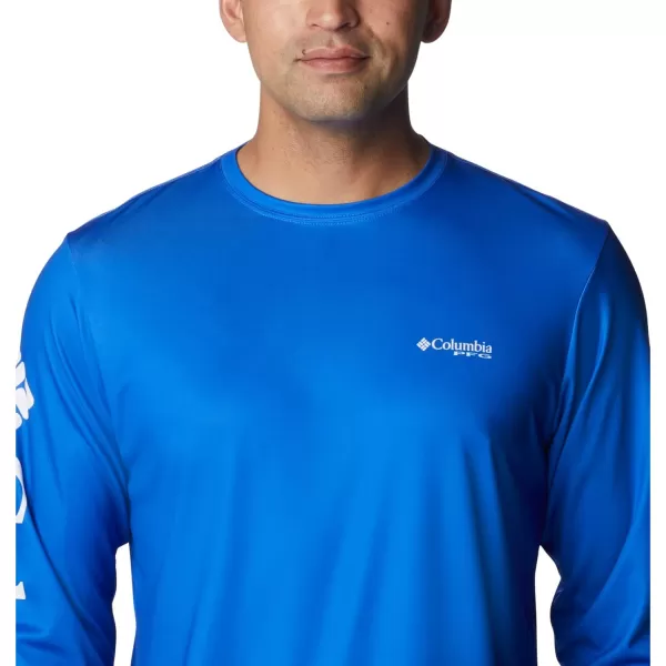 imageColumbia Mens Terminal Tackle PFG Carey Chen LsBlue MacawDorado