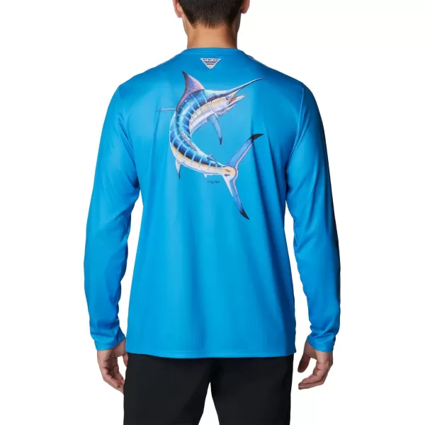 imageColumbia Mens Terminal Tackle PFG Carey Chen LsCompass BlueMarlin