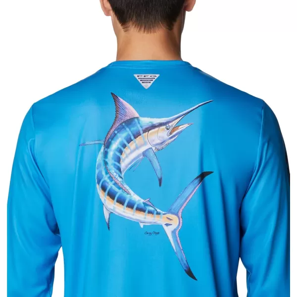 imageColumbia Mens Terminal Tackle PFG Carey Chen LsCompass BlueMarlin