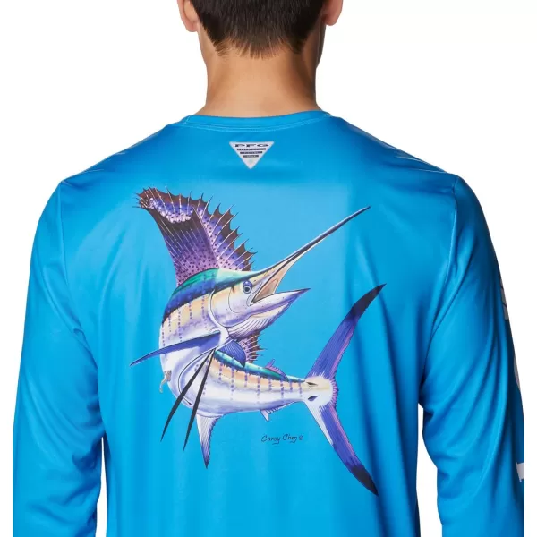 imageColumbia Mens Terminal Tackle PFG Carey Chen LsCompass BlueSailfish