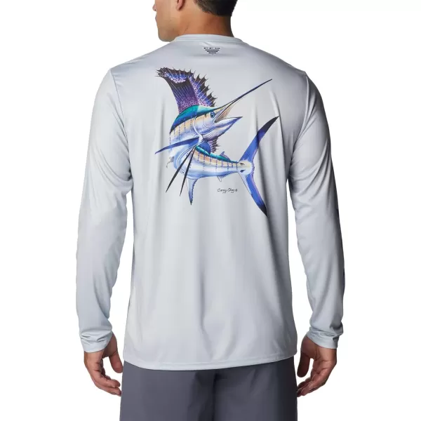 imageColumbia Mens Terminal Tackle PFG Carey Chen LsCool GreySailfish