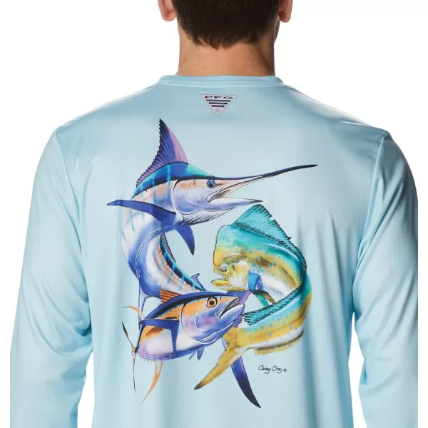 imageColumbia Mens Terminal Tackle PFG Carey Chen LsSpring BlueOffshore Slam