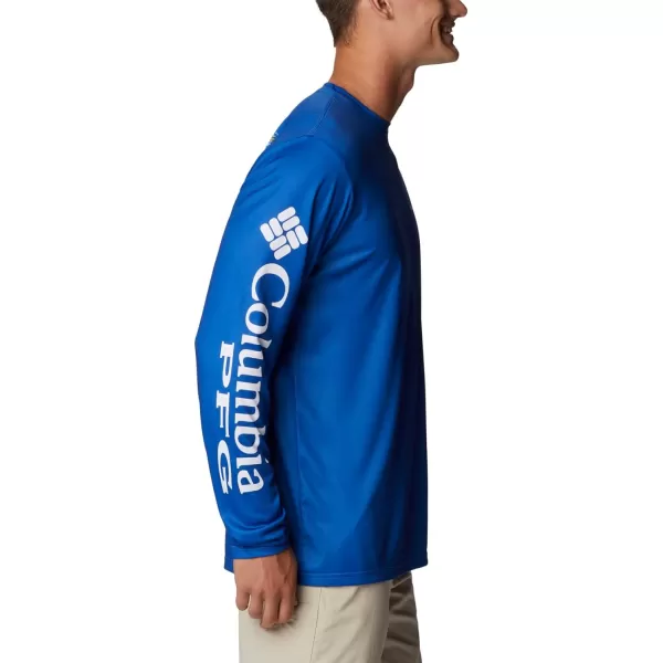 imageColumbia Mens Terminal Tackle PFG Carey Chen LsVivid BlueWhite Intruder