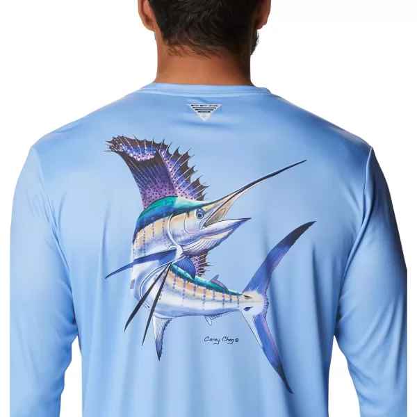 imageColumbia Mens Terminal Tackle PFG Carey Chen LsWhite CapSailfish
