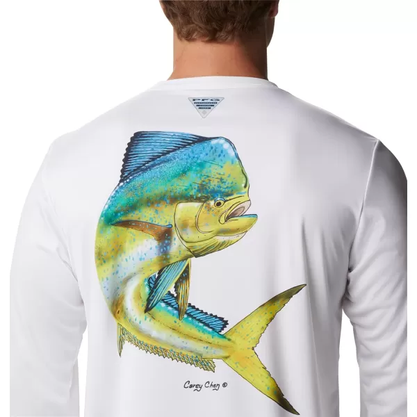 imageColumbia Mens Terminal Tackle PFG Carey Chen LsWhiteDorado