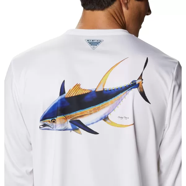 imageColumbia Mens Terminal Tackle PFG Carey Chen LsWhiteTuna