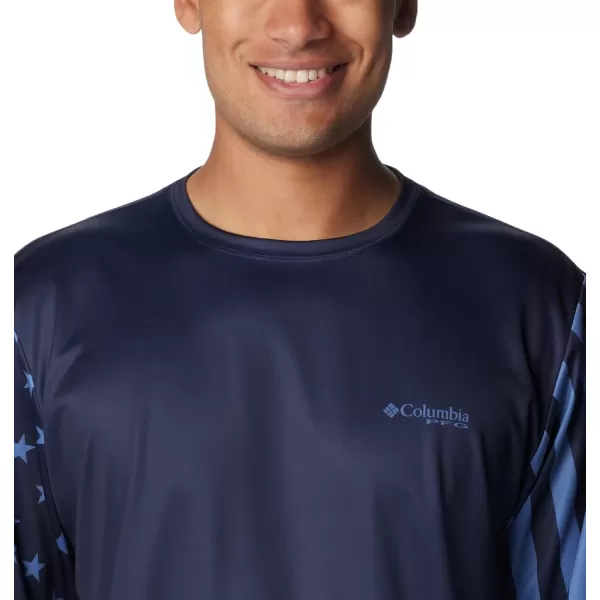 imageColumbia Mens Terminal Tackle PFG Global Compass LSCollegiate NavyBluebell