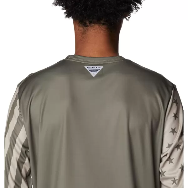imageColumbia Mens Terminal Tackle PFG Global Compass LSStone GreenAncient Fossil
