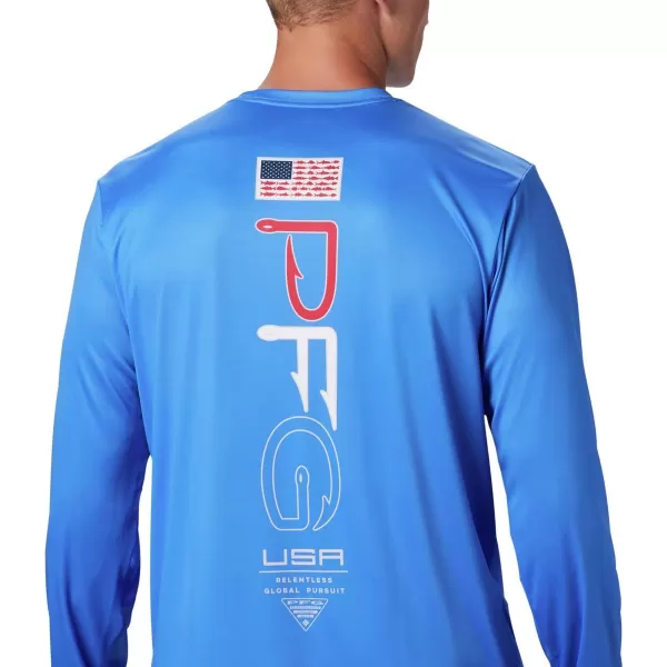 imageColumbia Mens Terminal Tackle PFG Global Compass LSVivid Blue