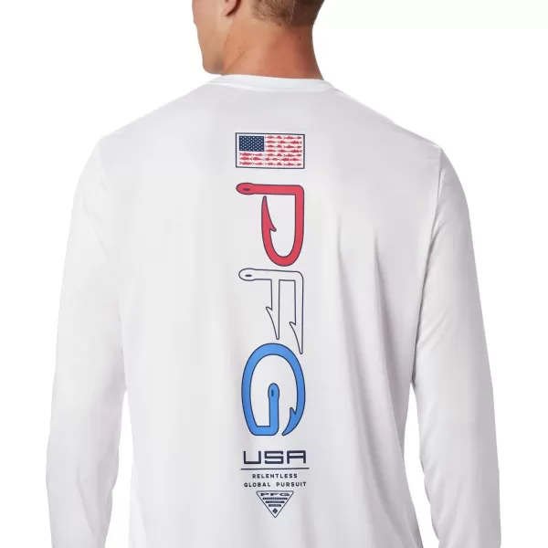 imageColumbia Mens Terminal Tackle PFG Global Compass LSWhite