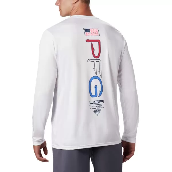 imageColumbia Mens Terminal Tackle PFG Global Compass LSWhite