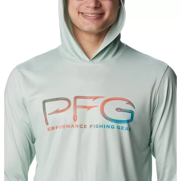 imageColumbia Mens Terminal Tackle PFG Hooks HoodieCool GreenOcean Teal Gradient