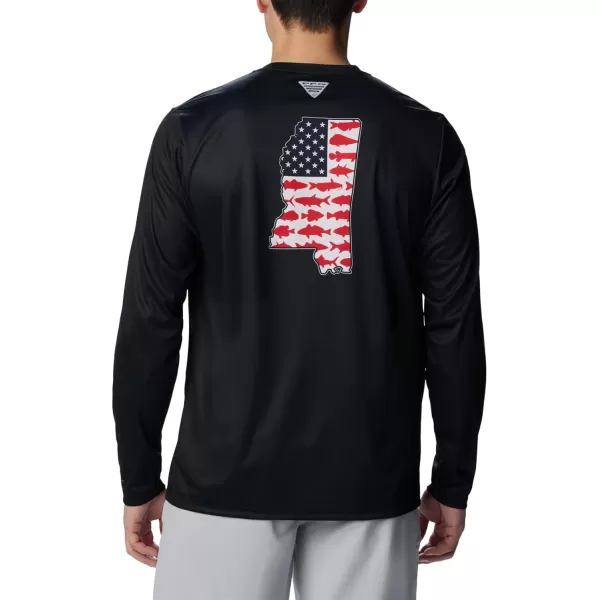 imageColumbia Mens Terminal Tackle PFG Statetriot Long SleeveBlack  White Ms