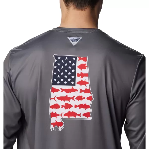 imageColumbia Mens Terminal Tackle PFG Statetriot Long SleeveCity GreyWhite Al