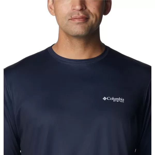 imageColumbia Mens Terminal Tackle PFG Statetriot Long SleeveCollegiate NavyWhite Nc