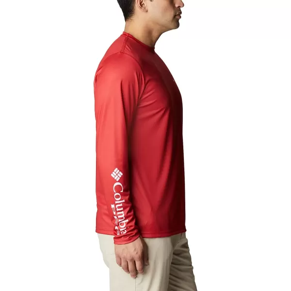 imageColumbia Mens Terminal Tackle PFG Statetriot Long SleeveRed SparkWhite Ga
